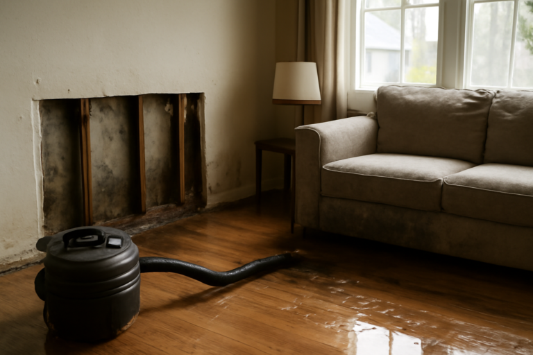 Living Room Water Removal