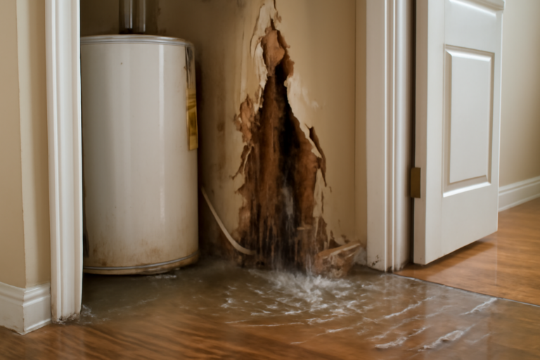 Water Heater Burst Water Removal